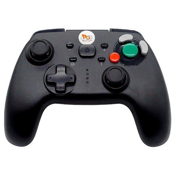 Controle PG-Play Switch Pro Sem Fio para Nintendo Switch Swac Preto