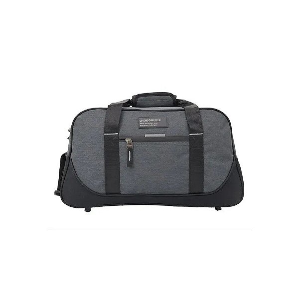 Bolsa de Viagem Chenson 26x49x22 Cinza com Preto