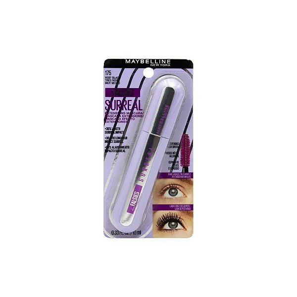 Rímel Maybelline Surreal 175 Preto Intenso
