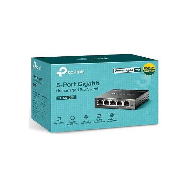 Hub Switch TP-Link 5 Portas TL-SG105 10/100/1000