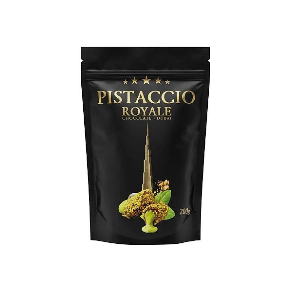Barra de Chocolate Pistache Royale Dubai - 200g
