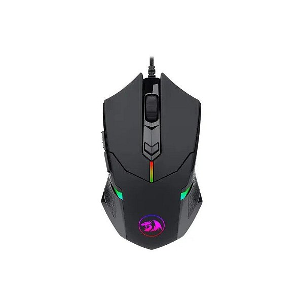 Mouse Gamer Redragon Centrophorus 2 M601-RGB 7200 Dpi USB - Preto