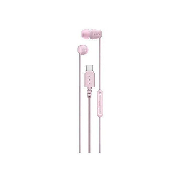 Fone de Ouvido Sony IER-EX15C/Lzuc USB-C - Rosa