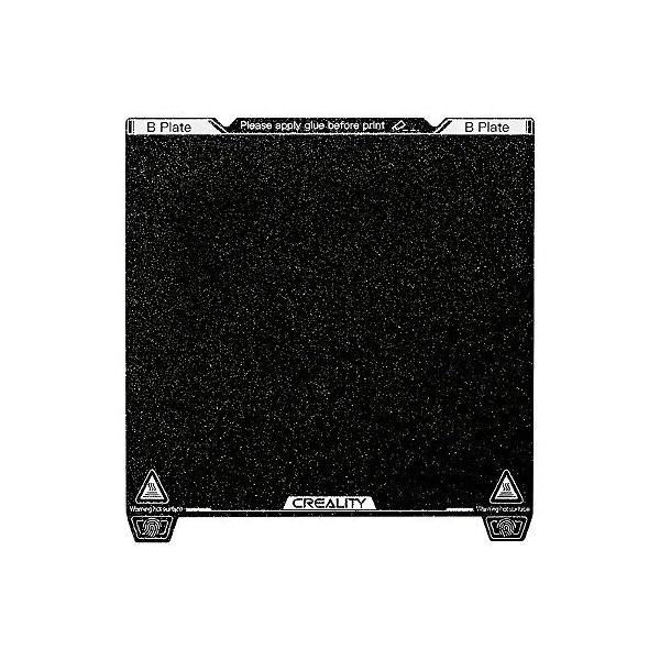 Kit de Plataforma Pei Creality 235X235MM em Aço para Impressora 3D - 4004090104