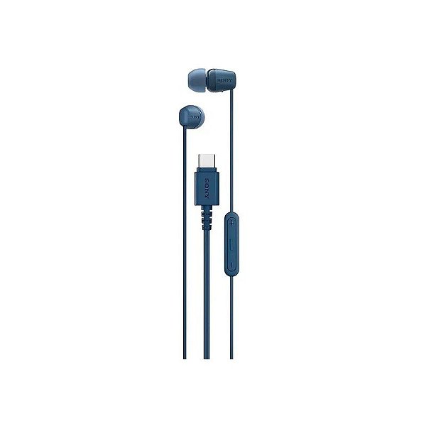 Fone de Ouvido Sony IER-EX15C 3,5 MM USB-C com Microfone - Azul