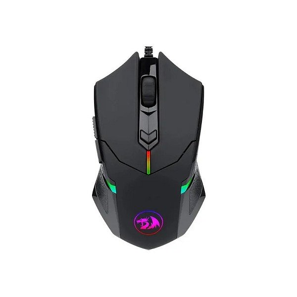 Mouse Gamer Redragon Centrophorus 2 M601-RGB com Iluminação RGB e Ajuste de Peso