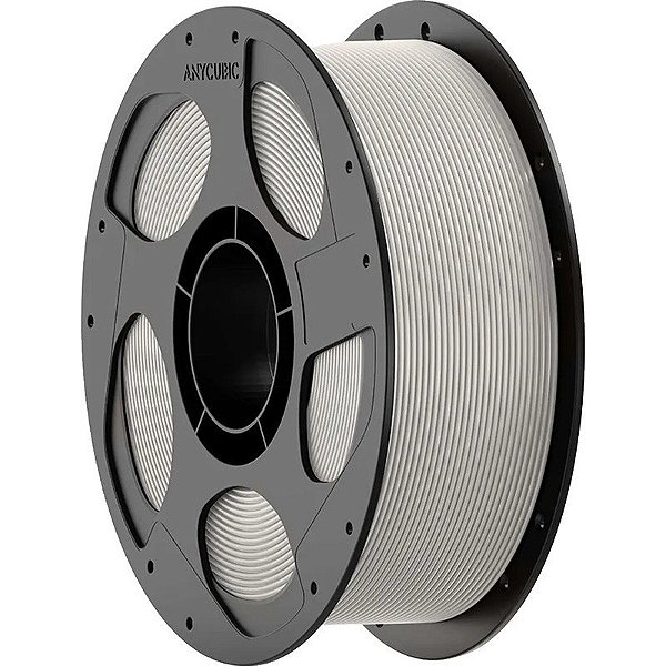 Filamento PLA+ para Impressora 3D Anycubic 1.75mm 1kg Cinza