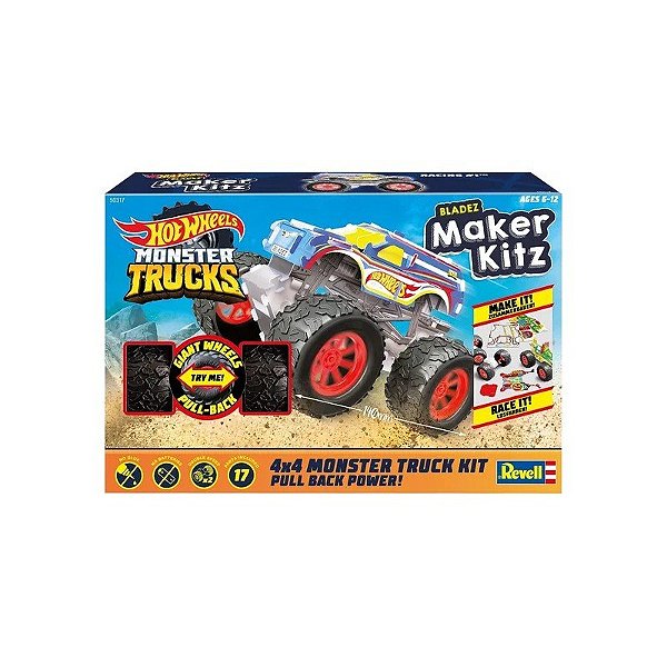 Kit de Fabricação Hot Wheels Monster BT