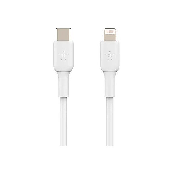 Cabo Belkin Boostcharge 1M USB-C/Lightning X8000 Branco - CAA003BT1MWH