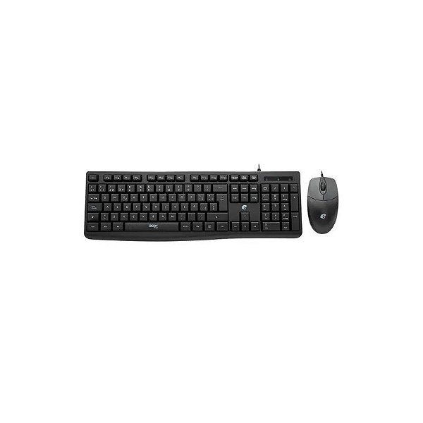 Kit de Teclado e Mouse Acer EAK040 com Fio Esp - Preto