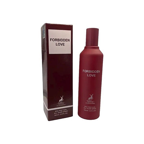 Splash Corporal Maison Alhambra Amor Proibido - Água Mística - Unissex - 150ML