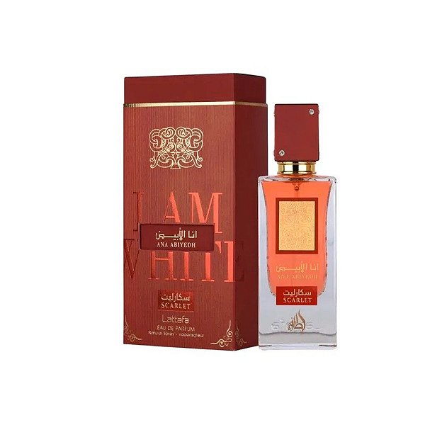 Perfume Lattafa Ana Abiyedh Scarlet Eau de Parfum Unissex 60ML