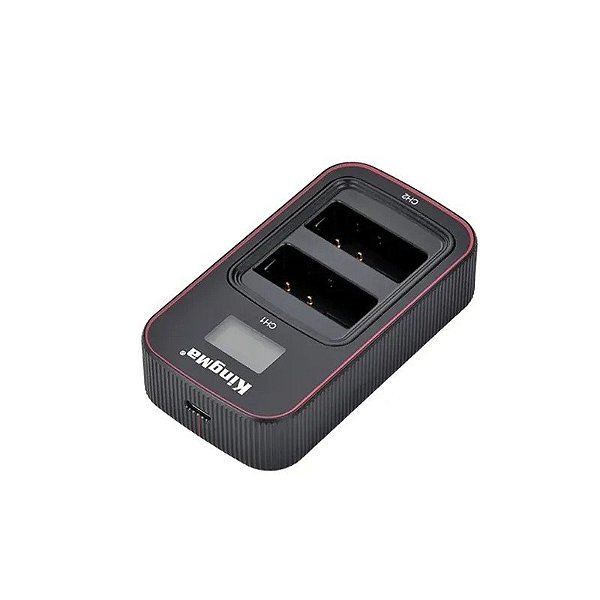 Carregador Kingma LCD USB Duplo DMW-BLF19 Panasonic