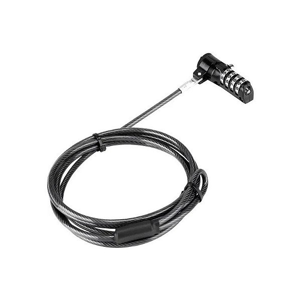 Cabo de Segurança Targus ASP61LA-61 com Cadeado para Notebook - Preto 1,5M