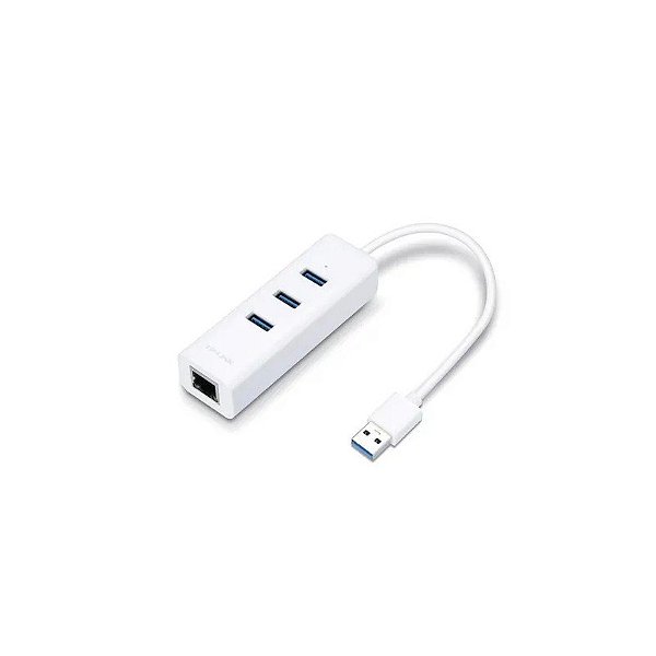 Hub USB 3.0 TP-Link UE330 de 3 Portas Ethernet RJ45