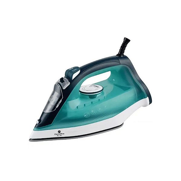 Ferro a Vapor Electrobras EBPV-20 de 2.200 Watts Antiaderente + Spray 220 - 240 V ~ 50/60 Hz - Verde/Branco