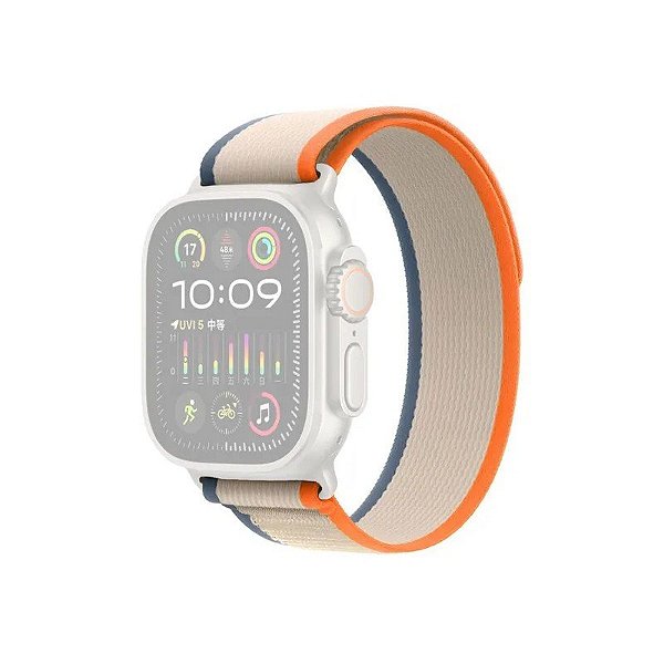 Pulseira Smart Wiwu Band WI-WB006 Laranja+Bege 42/44/45/49MM
