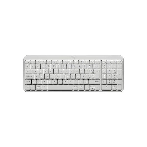 Teclado Logitech Bluetooth K250 - Branco