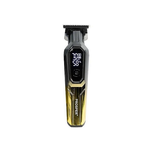 Aparador de Pelos Prosper P-2131 de 5 Watts Recarregável - Preto/Dourado