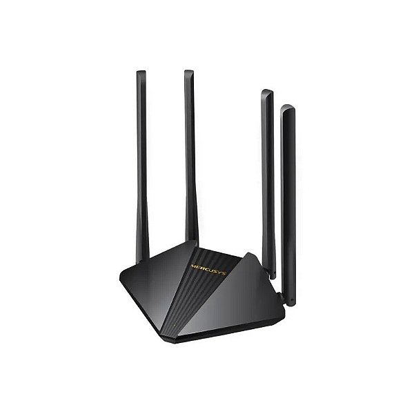 Roteador Wi-Fi Mercusys MR30G AC1200 4 Antenas Dualband Gigabit 2.4GHZ/5GHZ - Preto