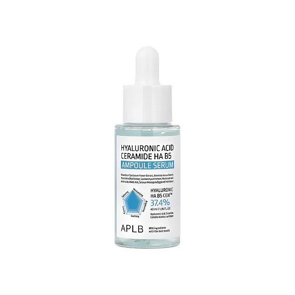 Sérum Facial em Ampola Aplb Ácido Hialurônico Ceramida Ha B5 - 40ML