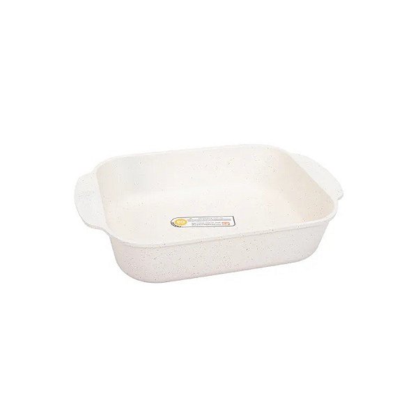 Assadeira de Granito Branco Jio de 20x25 cm