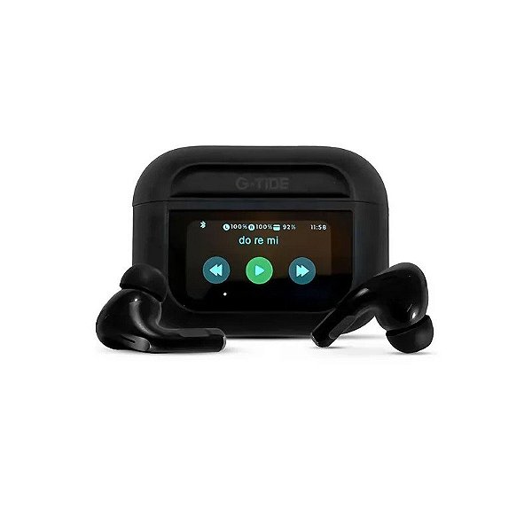 Fone de Ouvido G-Tide Future Pod Sem Fio/Mic - Preto
