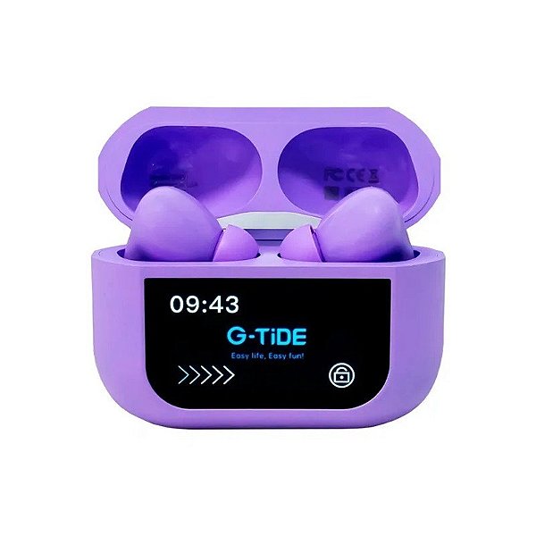 Fone de Ouvido G-Tide Future Pod True Wireless Anc Roxo