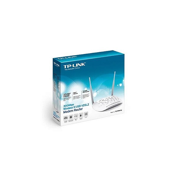 Roteador Modem VDSL2 WiFi TP-Link TD-W9970 300MBPS USB