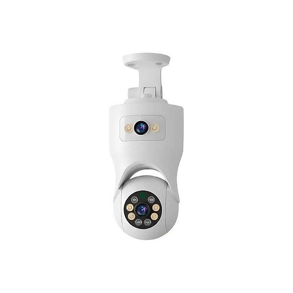 Câmera de Segurança Satélite A-CAM8004D 4MP Wi-Fi - Branco