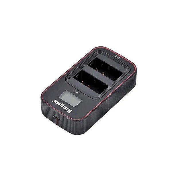 Carregador Kingma LCD USB Duplo DMW-BLG10 Panasonic