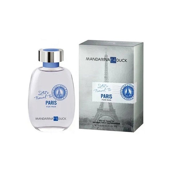 Perfume Masculino Mandarina Les’t Travel Paris Edt 100ml