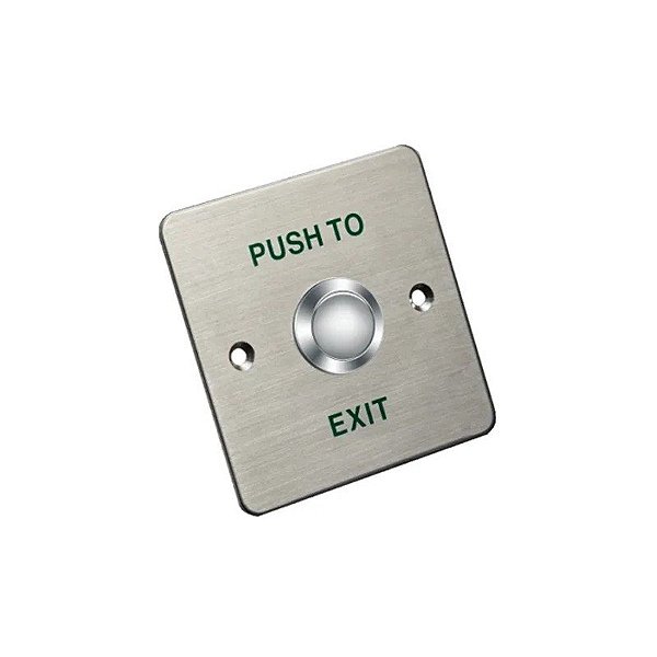 Botão de Abertura e Saída de Porta Vizzion DS-K7P01 Metálico