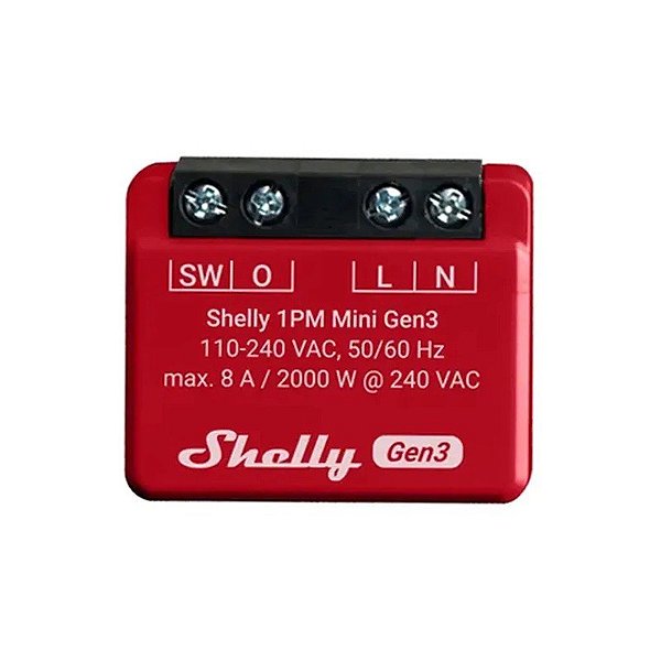 Interruptor Smart Shelly GEN3 1PM Mini 8A 110-240V FG3800235261590