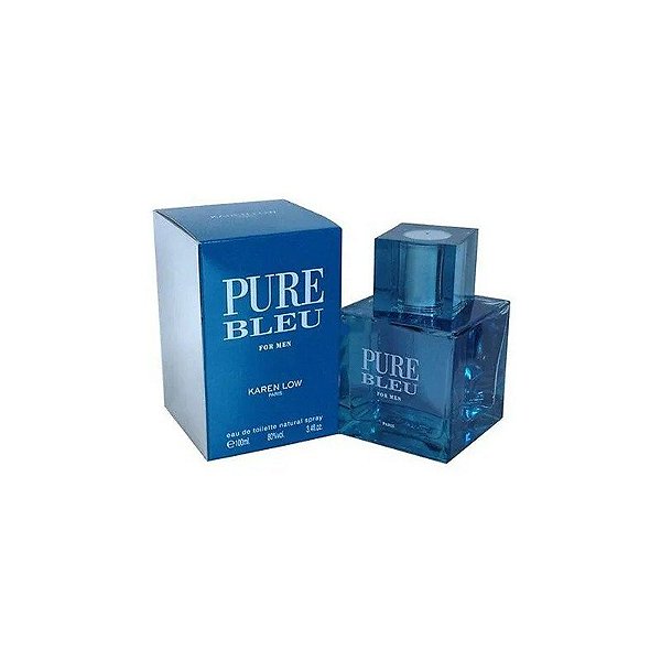 Perfume Masculino Karen Low Pure Bleu Edt 100ML