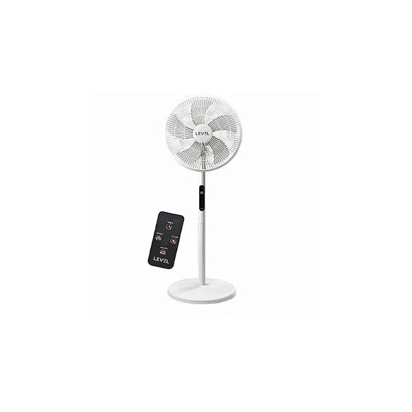 Ventilador Level LVC-207-100 110V 16 Polegadas Com Controle 8 Velocidades Branco