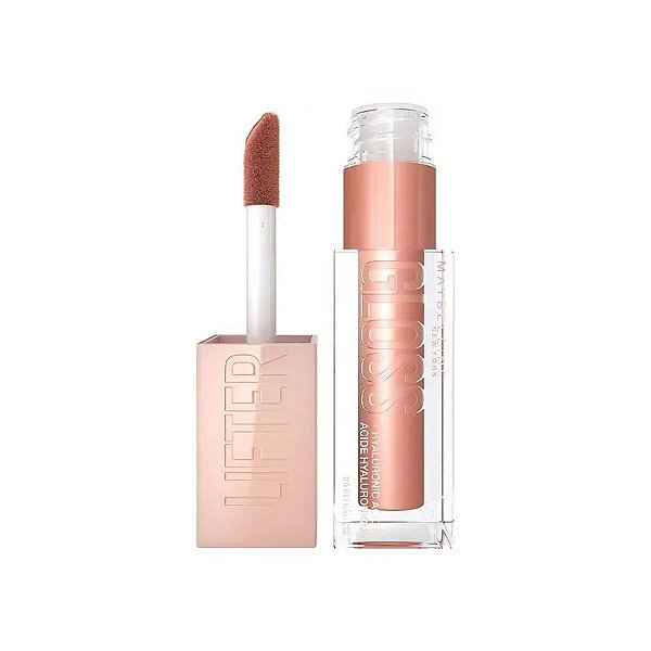 Batom Maybelline Lifter Gloss Stone com Ácido Hialurônico