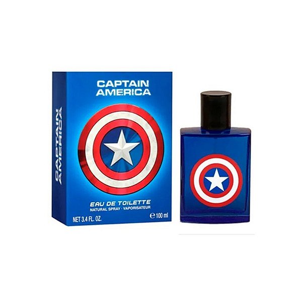 Perfume Marvel Capitão América Eau de Toilette Masculino 100ml