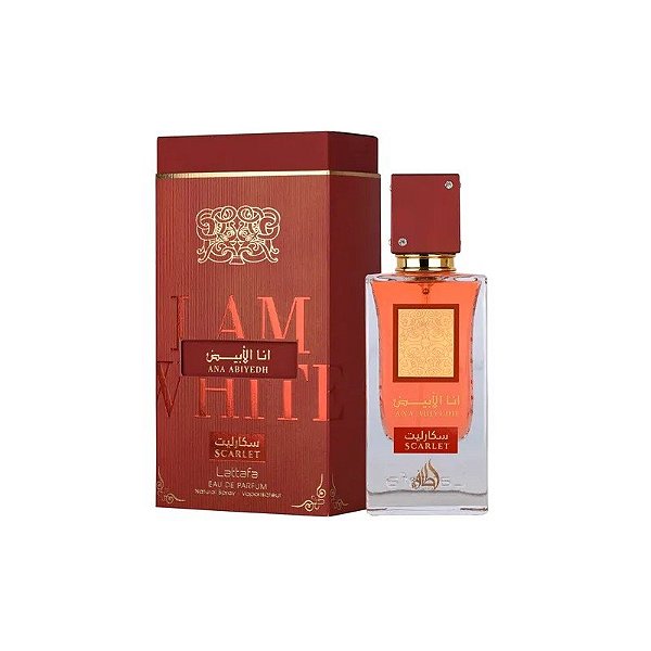 Perfume Lattafa Ana Abiyedh Scarlet - Água de Perfume - Feminino - 60ML