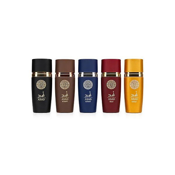 Kit de Perfumes Egy Orient Masculino Mini Asad Edp 30ML