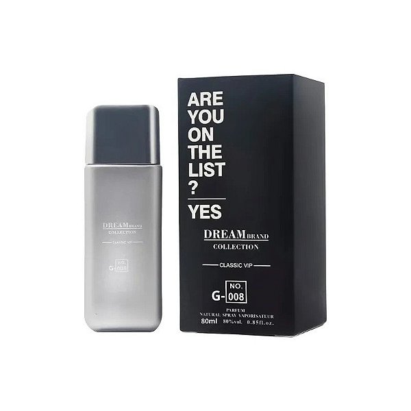 Perfume Dream Brand Collection G-008 Eau de Parfum Masculino 80ML