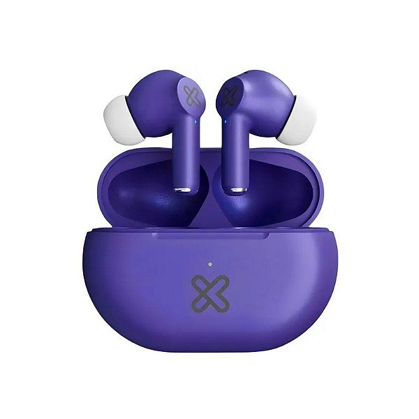 Fone de Ouvido Klip Xtreme Buds-Fi KTE-015PR Bluetooth - Roxo