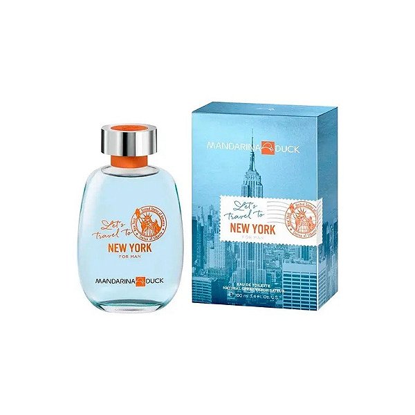 Perfume Mandarina Duck Let's Travel To New York - Água de Colônia - Masculino - 100ML