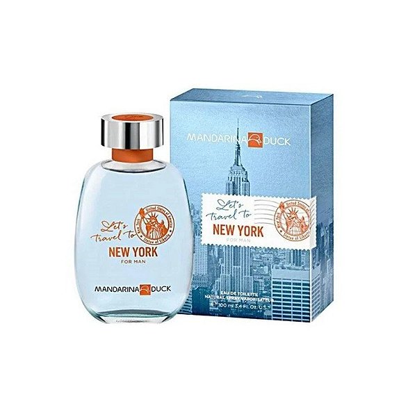 Perfume Masculino Mandarina Duck Lets Travel New York Edt 100ML