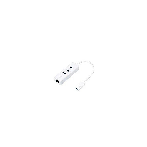 Hub USB 3.0 TP-Link UE330 3 Portas / Ethernet Gigabit RJ-45