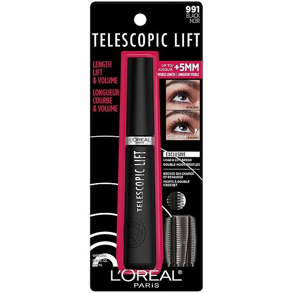 Máscara de Cílios L'Oréal Telescopic Preto 991