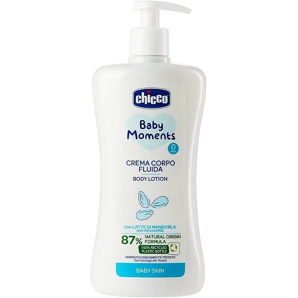 Creme Corporal para Bebê Chicco Baby Moments 500mL - 105950