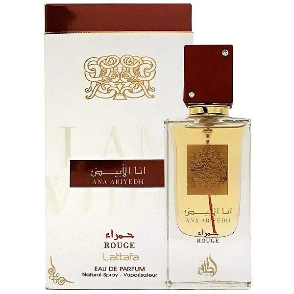 Perfume Lattafa Ana Abiyedh Rouge EDP 100mL - Unissex
