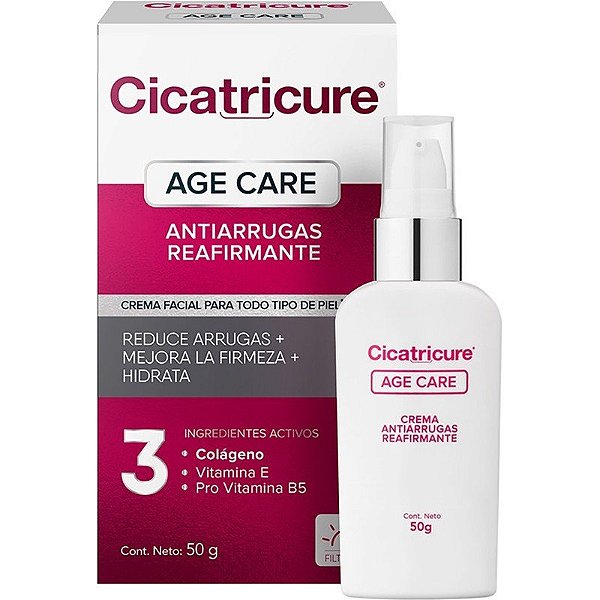 Creme Facial Cicatricure Age Care Antirrugas Reafirmante - 50g