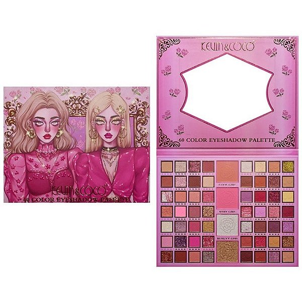 Paleta de Sombras Kevin & Coco KC231996 (60 Cores)